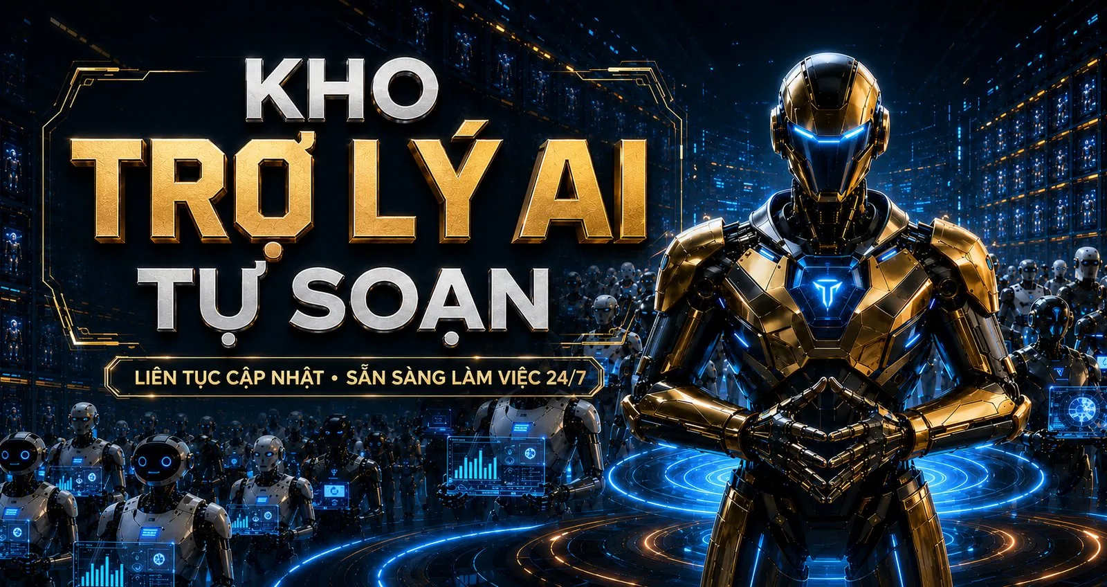 Kho trợ lý AI — đội quân chiến binh AI sẵn sàng làm việc 24/7