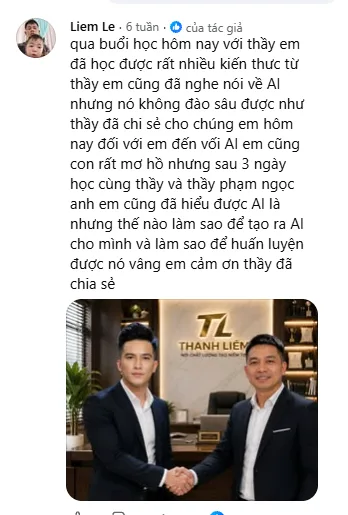 Cảm nhận học viên về khoá Làm Chủ AI Cùng Mr Why