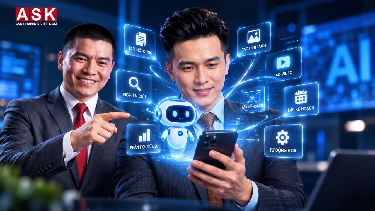 Mr Why và Nguyễn Phúc Thịnh ứng dụng AI vào công việc